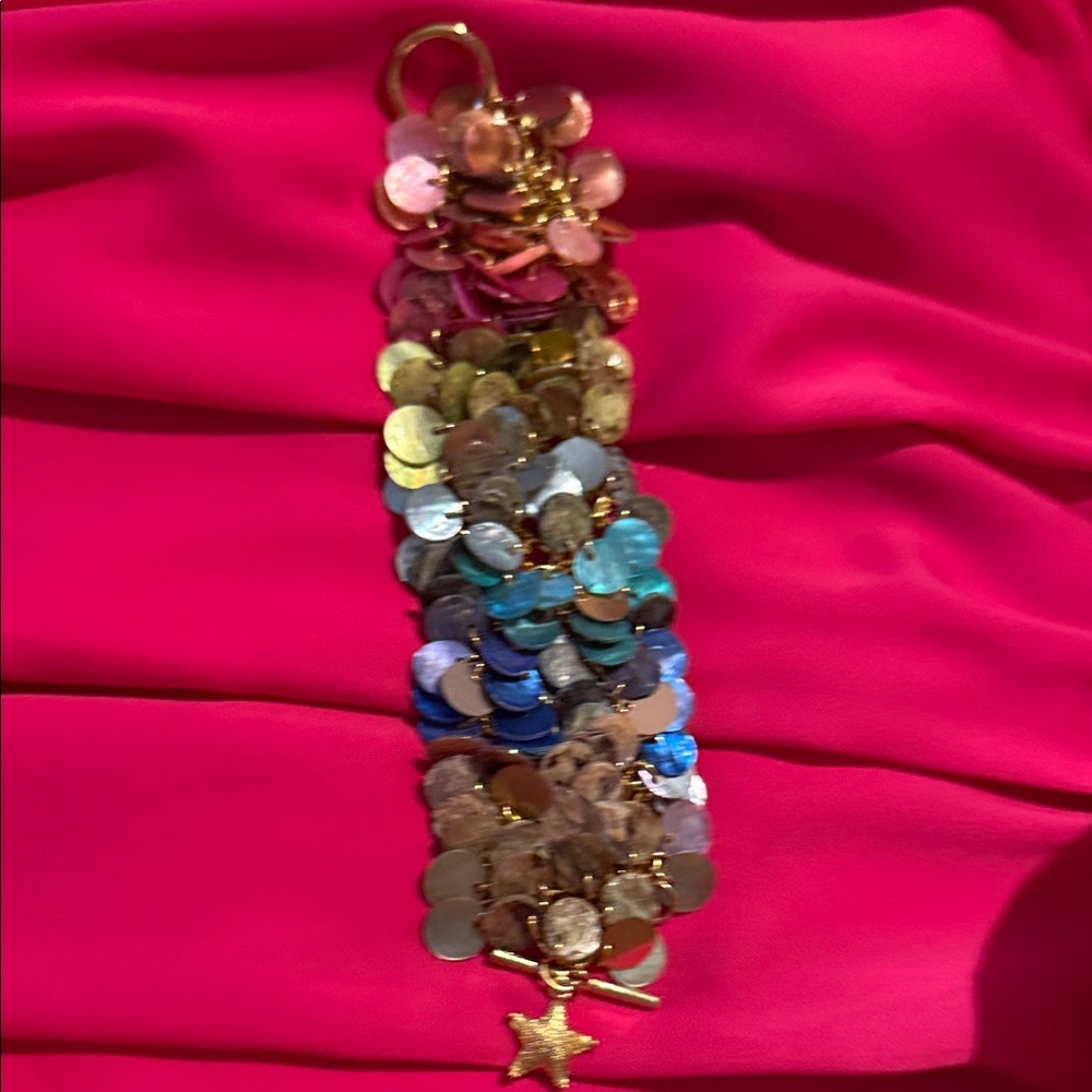 Juicy Couture Sequin Bracelet with Star Charm - Picture 4 of 9